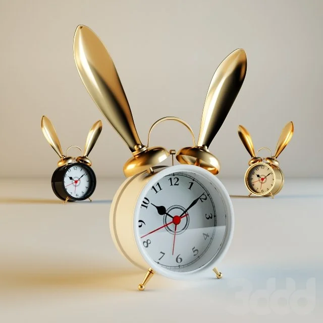 The Emily & Meritt Bunny Alarm Clocks